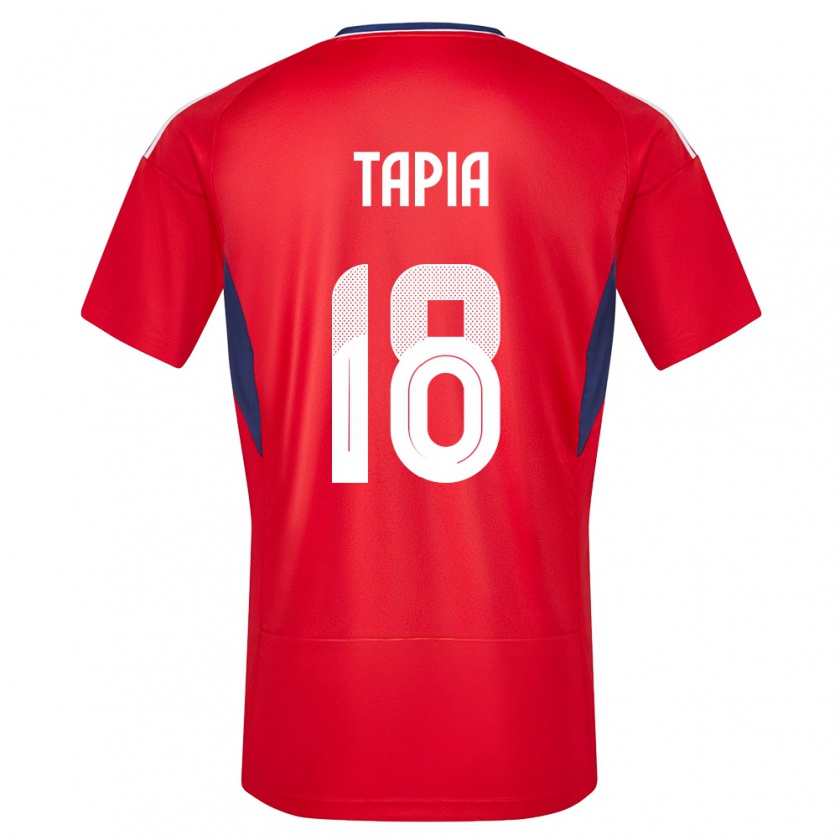 Kandiny Kinder Costa Rica Priscilla Tapia #18 Rot Heimtrikot Trikot 24-26 T-Shirt