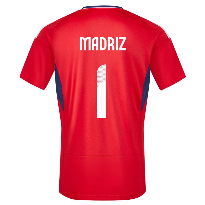 Kandiny Kinder Costa Rica Abraham Madriz #1 Rot Heimtrikot Trikot 24-26 T-Shirt