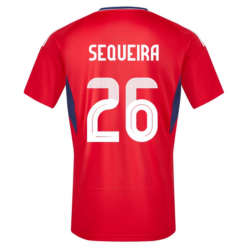 Kandiny Kinder Costa Rica Douglas Sequeira #26 Rot Heimtrikot Trikot 24-26 T-Shirt