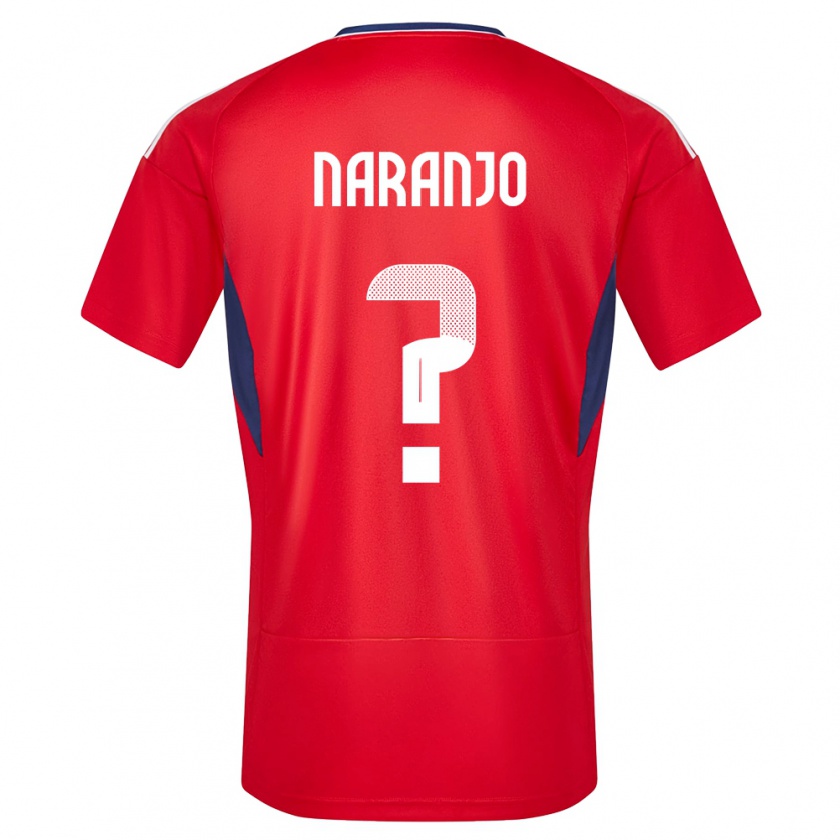 Kandiny Kinder Costa Rica Andry Naranjo #0 Rot Heimtrikot Trikot 24-26 T-Shirt