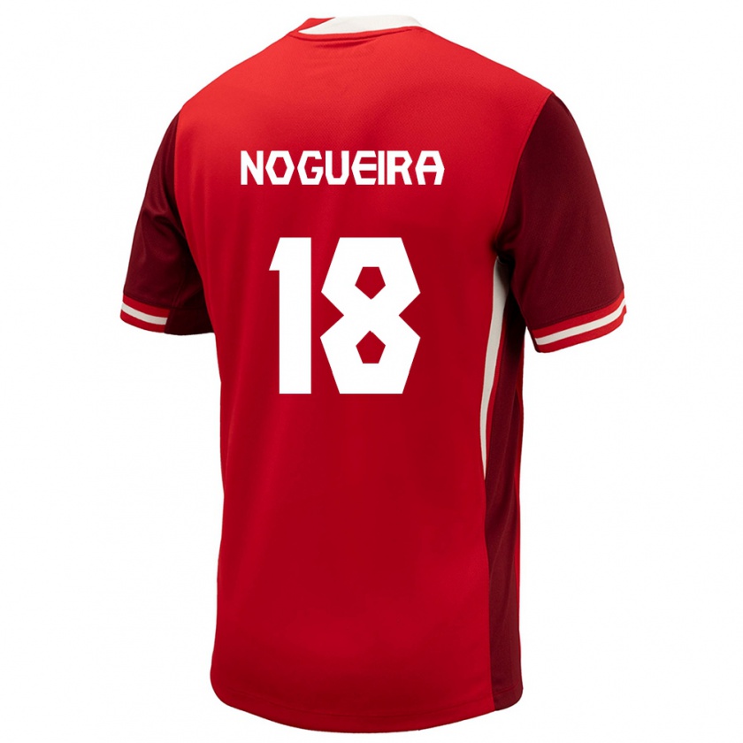 Kandiny Kinder Kanada Matthew Nogueira #18 Rot Heimtrikot Trikot 24-26 T-Shirt