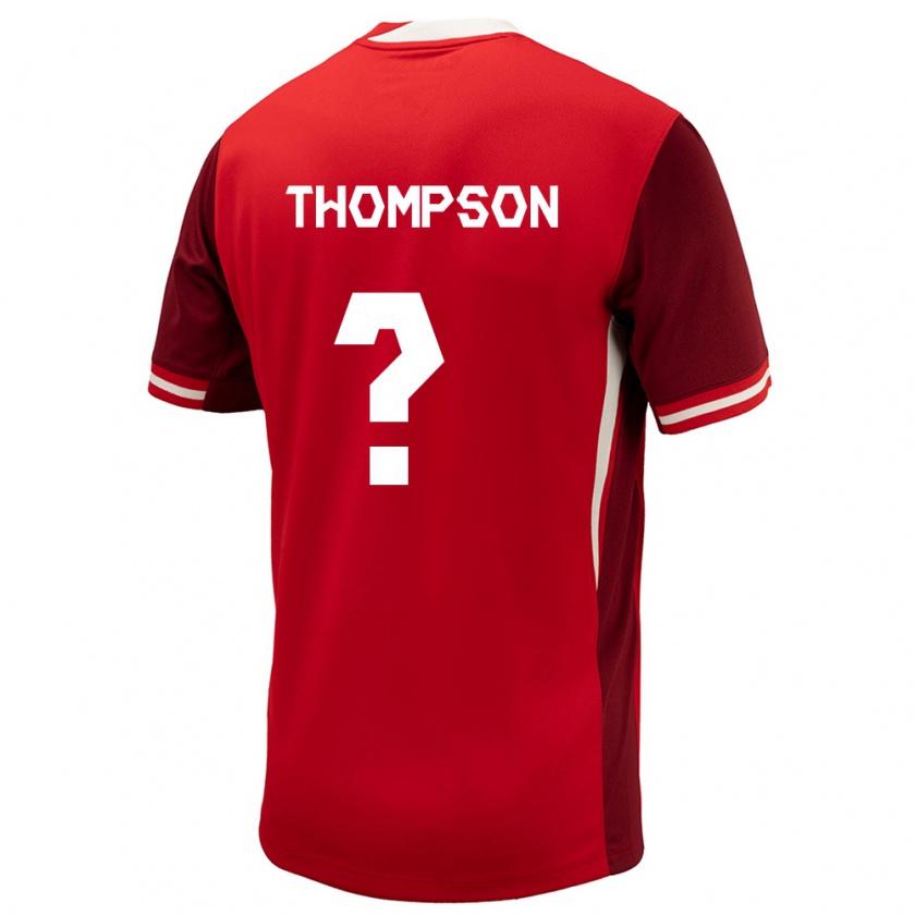 Kandiny Kinder Kanada Kosi Thompson #0 Rot Heimtrikot Trikot 24-26 T-Shirt