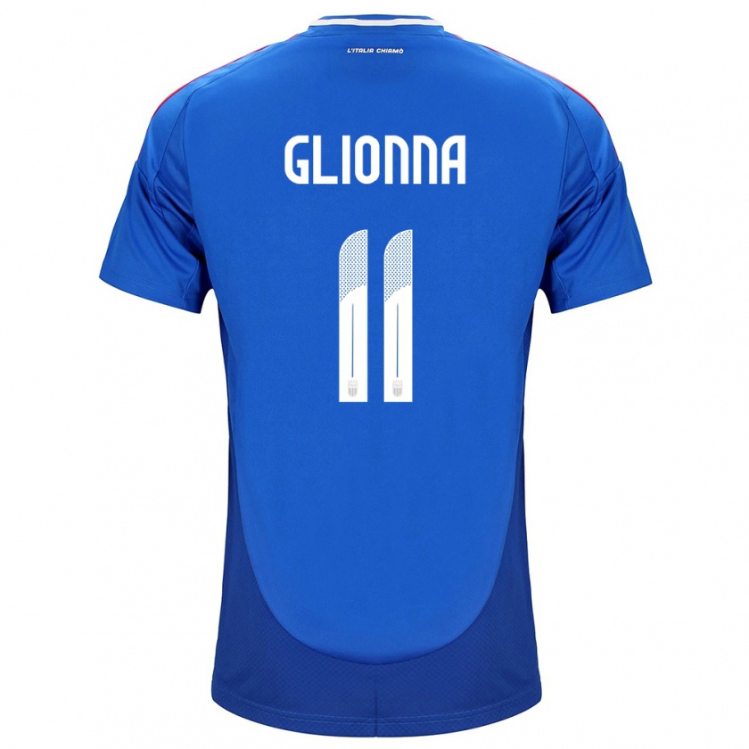 Kandiny Kinder Italien Benedetta Glionna #11 Blau Heimtrikot Trikot 24-26 T-Shirt