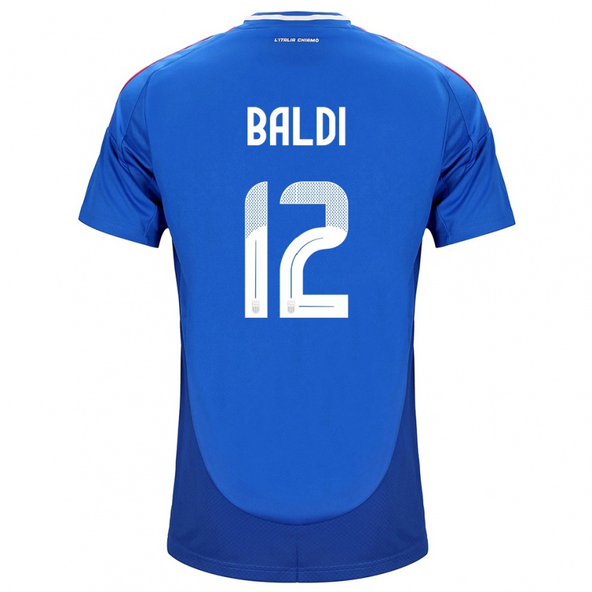 Kandiny Kinder Italien Rachele Baldi #12 Blau Heimtrikot Trikot 24-26 T-Shirt