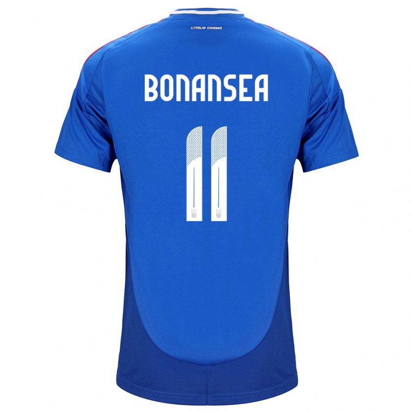 Kandiny Kinder Italien Barbara Bonansea #11 Blau Heimtrikot Trikot 24-26 T-Shirt