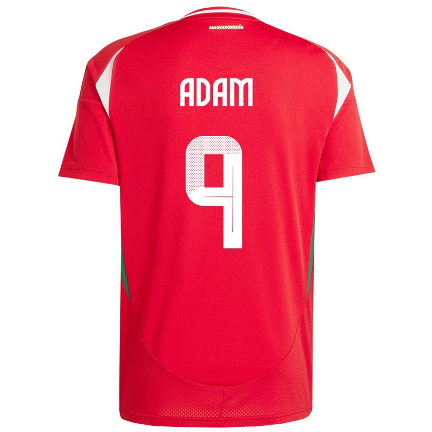 Kandiny Kinder Ungarn Martin Ádám #9 Rot Heimtrikot Trikot 24-26 T-Shirt