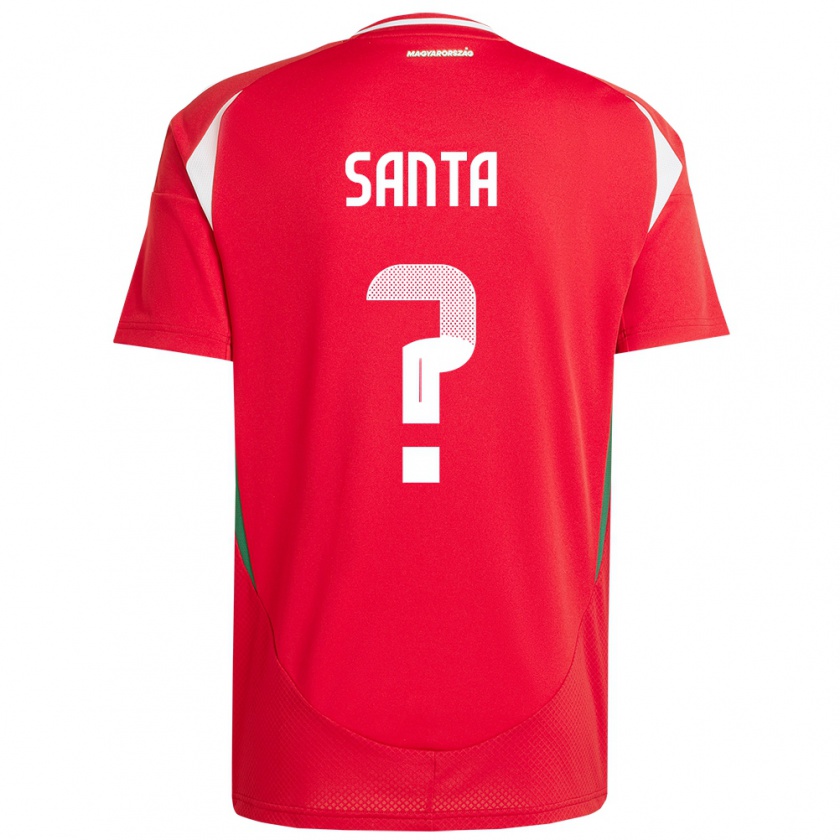 Kandiny Kinder Ungarn Milán Sánta #0 Rot Heimtrikot Trikot 24-26 T-Shirt