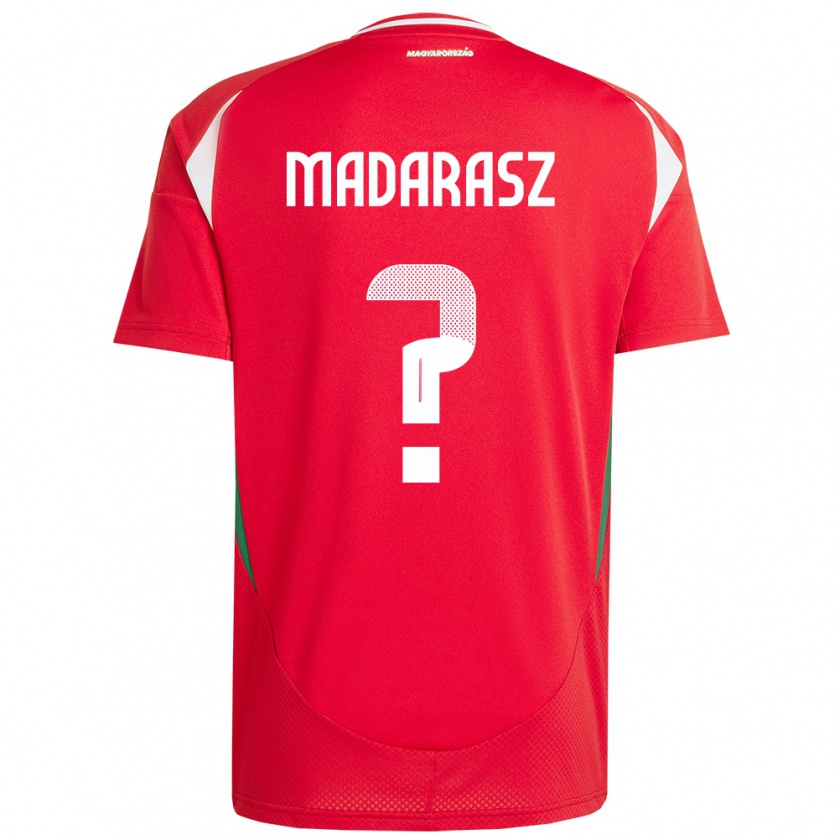 Kandiny Kinder Ungarn Ádám Madarász #0 Rot Heimtrikot Trikot 24-26 T-Shirt