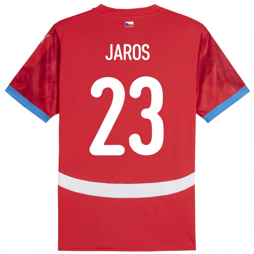 Kandiny Kinder Tschechien Vitezslav Jaros #23 Rot Heimtrikot Trikot 24-26 T-Shirt