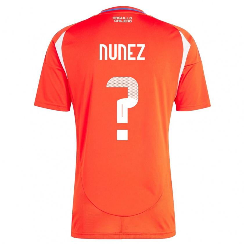 Kandiny Kinder Chile Renato Nuñez #0 Rot Heimtrikot Trikot 24-26 T-Shirt