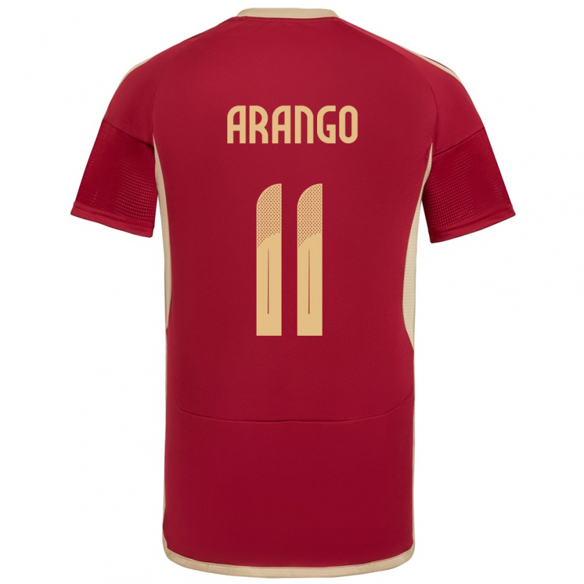 Kandiny Kinder Venezuela Juan Arango #11 Burgund Heimtrikot Trikot 24-26 T-Shirt