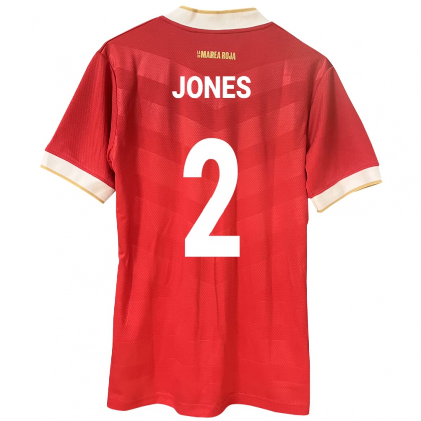 Kandiny Kinder Panama Joseph Jones #2 Rot Heimtrikot Trikot 24-26 T-Shirt