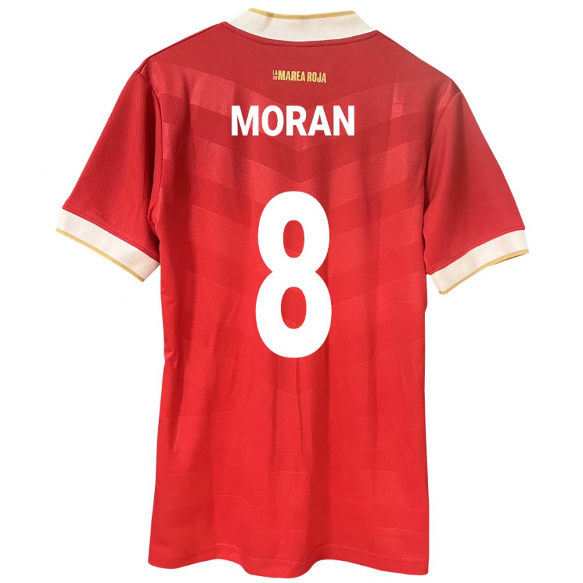 Kandiny Kinder Panama Martín Morán #8 Rot Heimtrikot Trikot 24-26 T-Shirt