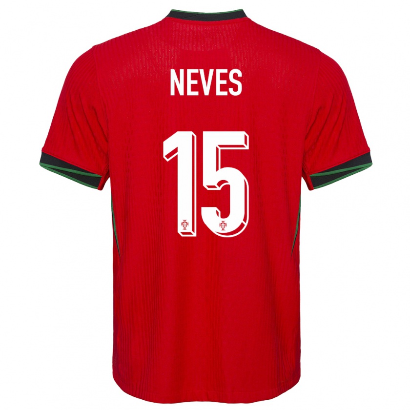 Kandiny Herren Portugal Joao Neves #15 Rot Heimtrikot Trikot 24-26 T-Shirt