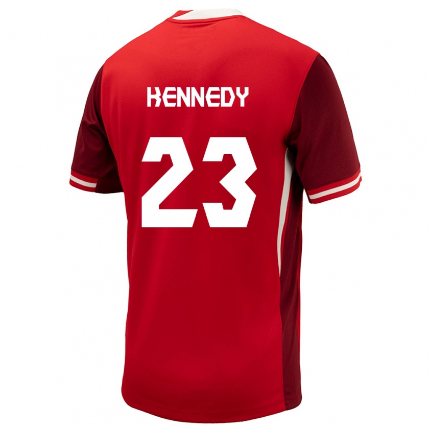 Kandiny Herren Kanada Scott Kennedy #23 Rot Heimtrikot Trikot 24-26 T-Shirt