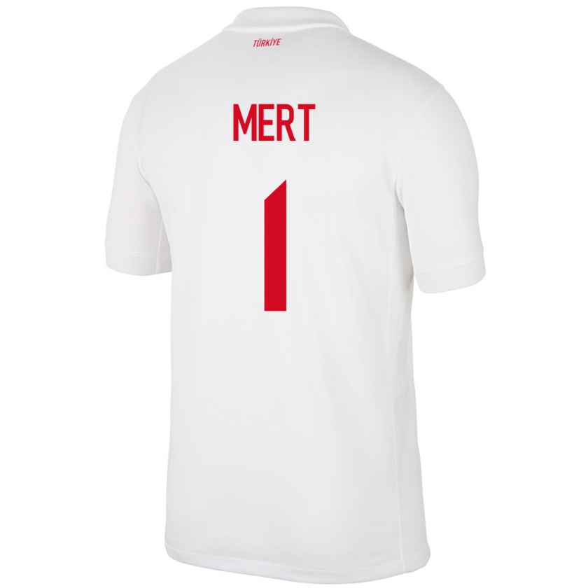 Kandiny Herren Türkei Mert Günok #1 Weiß Heimtrikot Trikot 24-26 T-Shirt