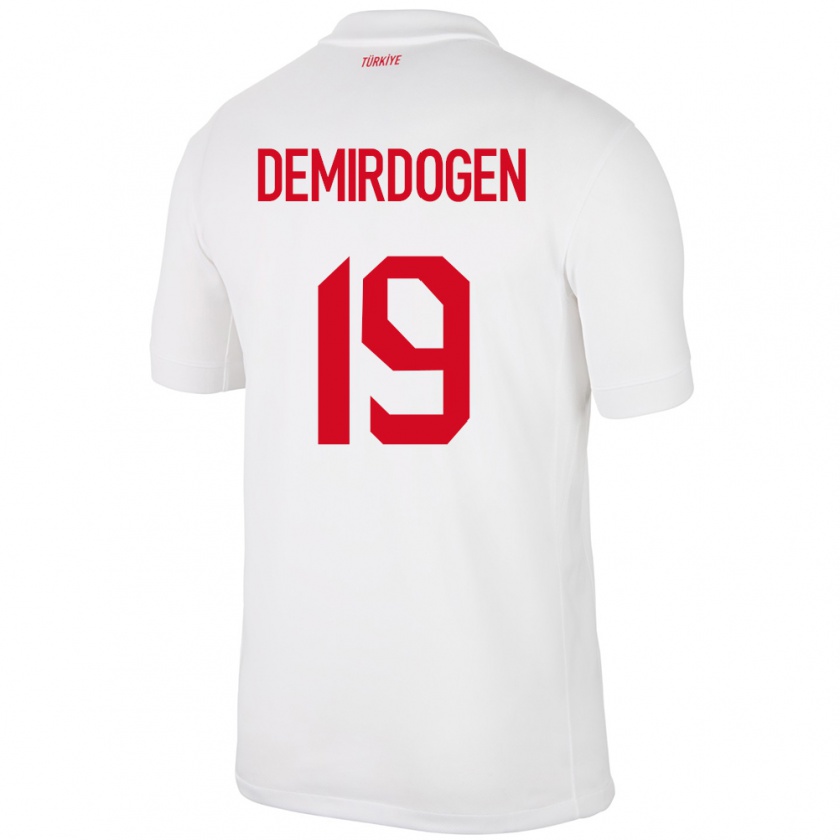 Kandiny Herren Türkei Neslihan Demirdögen #19 Weiß Heimtrikot Trikot 24-26 T-Shirt