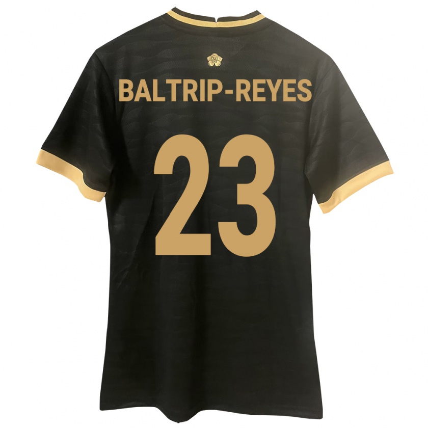 Kandiny Herren Panama Carina Baltrip-Reyes #23 Schwarz Auswärtstrikot Trikot 24-26 T-Shirt