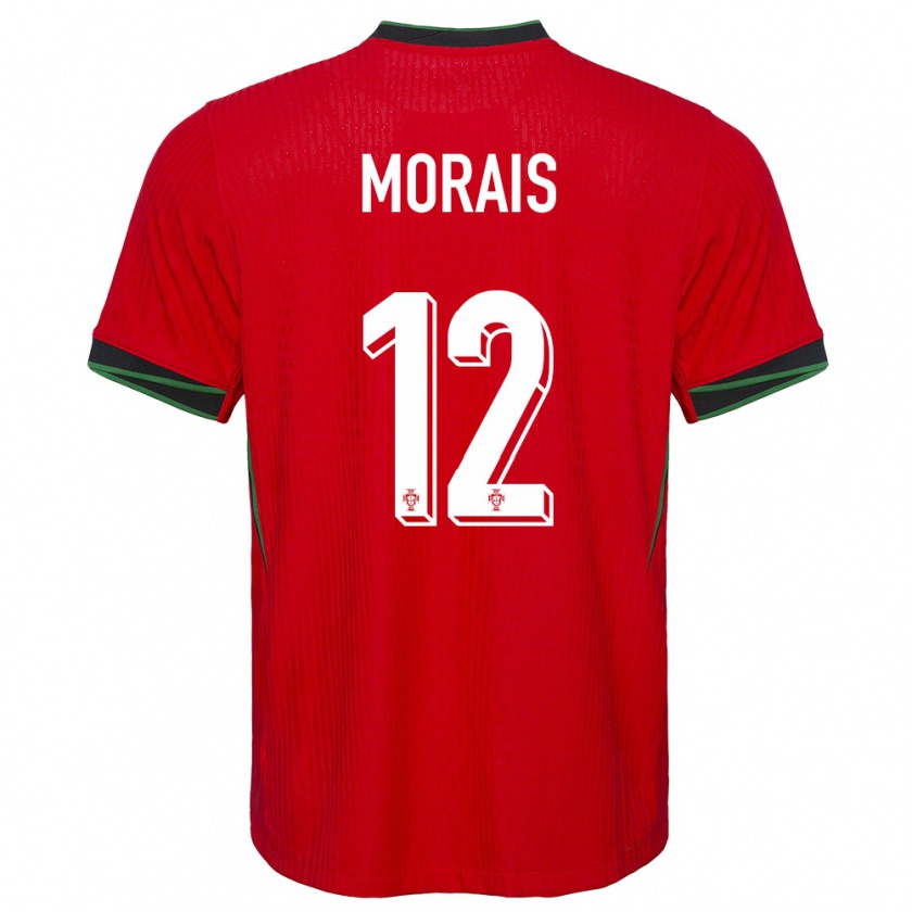 Kandiny Damen Portugal Patricia Morais #12 Rot Heimtrikot Trikot 24-26 T-Shirt