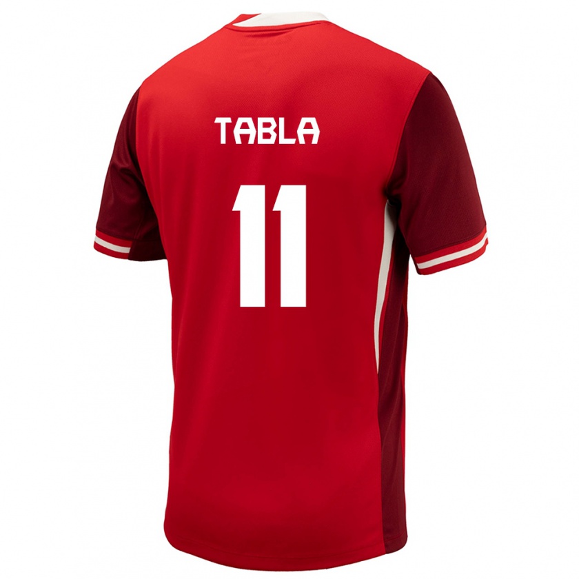 Kandiny Damen Kanada Ballou Tabla #11 Rot Heimtrikot Trikot 24-26 T-Shirt