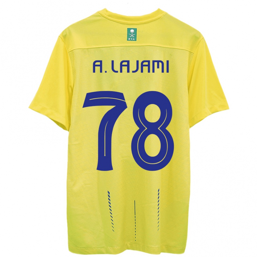 Kandiny Herren Ali Lajami #78 Gelb Heimtrikot Trikot 2023/24 T-Shirt