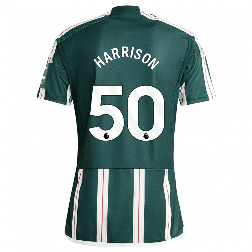 Kandiny Herren Elyh Harrison #50 Dunkelgrün Auswärtstrikot Trikot 2023/24 T-Shirt