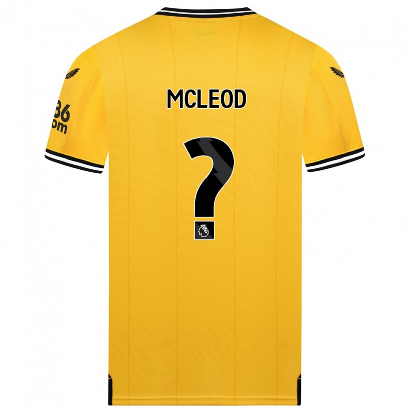 Kandiny Damen Conor Mcleod #0 Gelb Heimtrikot Trikot 2023/24 T-Shirt