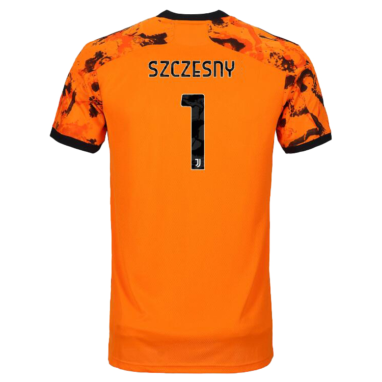 Herren Fußball Wojciech Szczesny #1 Ausweichtrikot Orange Trikot 2020/21 Hemd