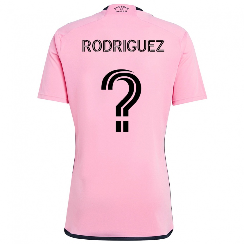 Kandiny Kinder Emerson Rodríguez #0 Rosa Heimtrikot Trikot 2024/25 T-Shirt