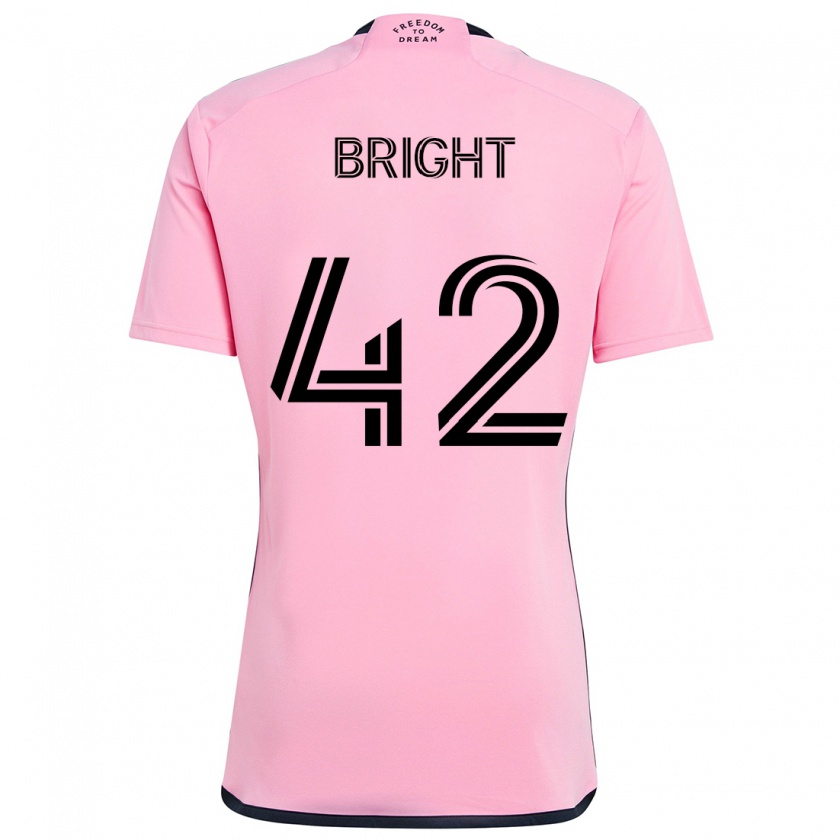 Kandiny Kinder Yannick Bright #42 Rosa Heimtrikot Trikot 2024/25 T-Shirt