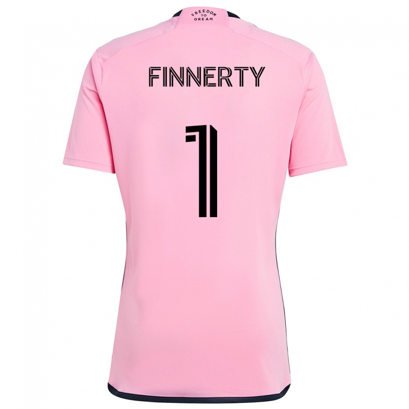 Kandiny Kinder Owen Finnerty #1 Rosa Heimtrikot Trikot 2024/25 T-Shirt