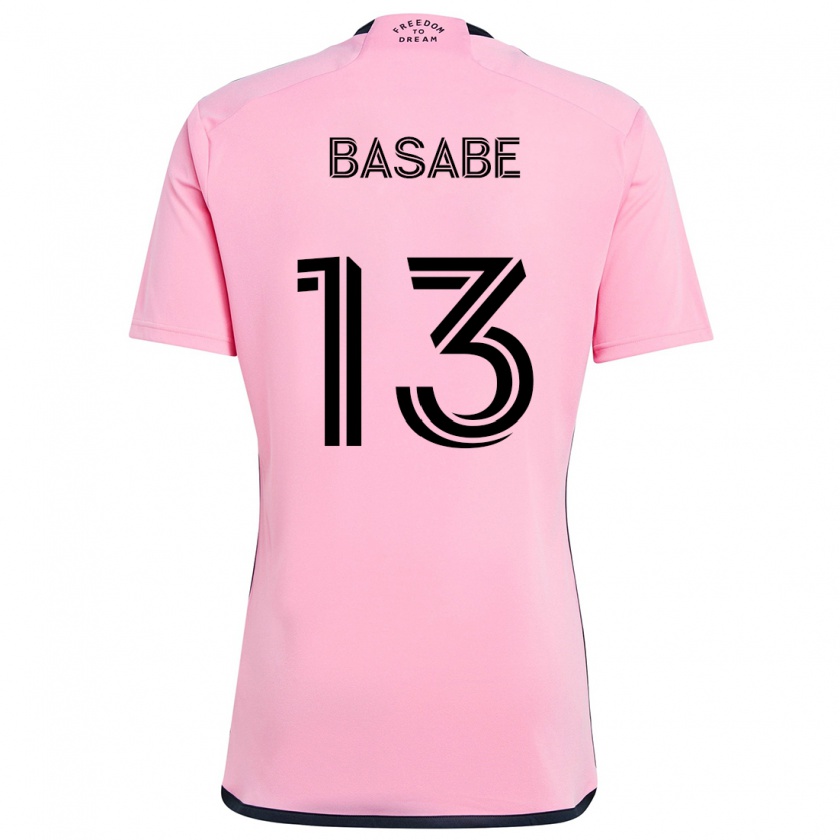 Kandiny Kinder Samuel Basabe #13 Rosa Heimtrikot Trikot 2024/25 T-Shirt