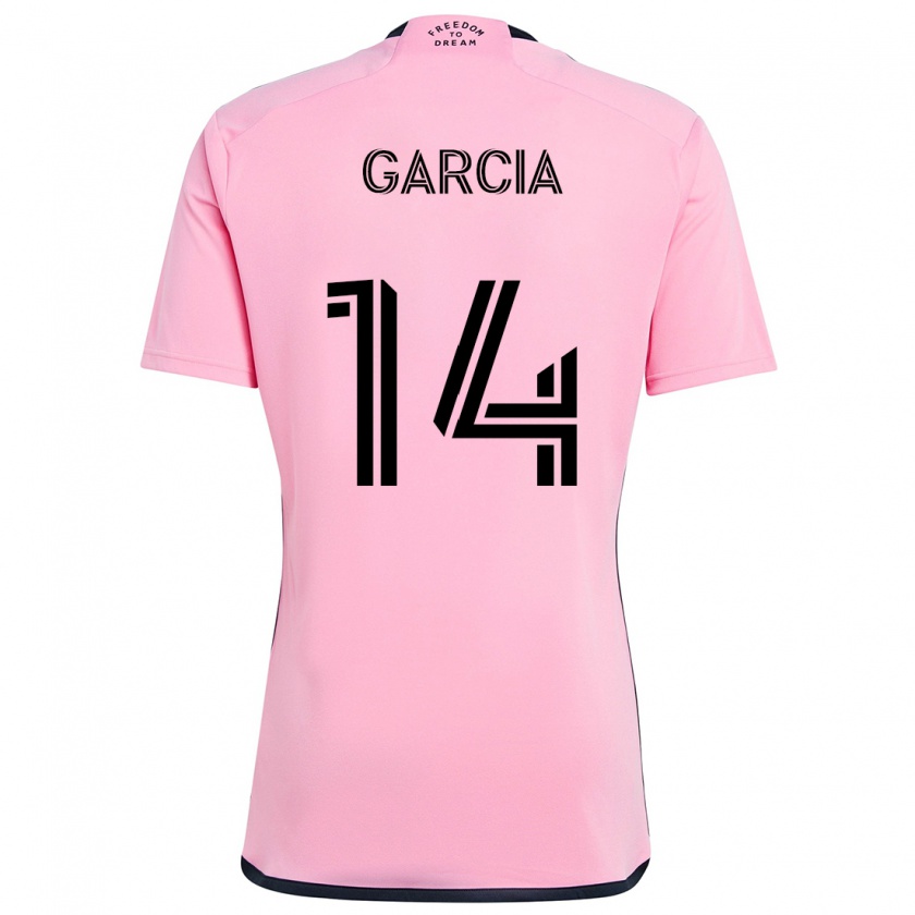 Kandiny Kinder Santiago Garcia #14 Rosa Heimtrikot Trikot 2024/25 T-Shirt