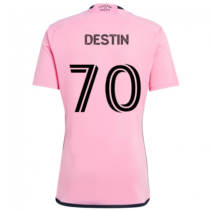 Kandiny Kinder Bryan Destin #70 Rosa Heimtrikot Trikot 2024/25 T-Shirt