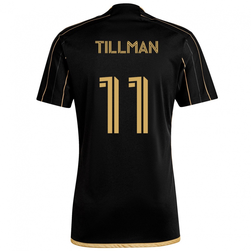 Kandiny Kinder Timothy Tillman #11 Schwarzes Gold Heimtrikot Trikot 2024/25 T-Shirt