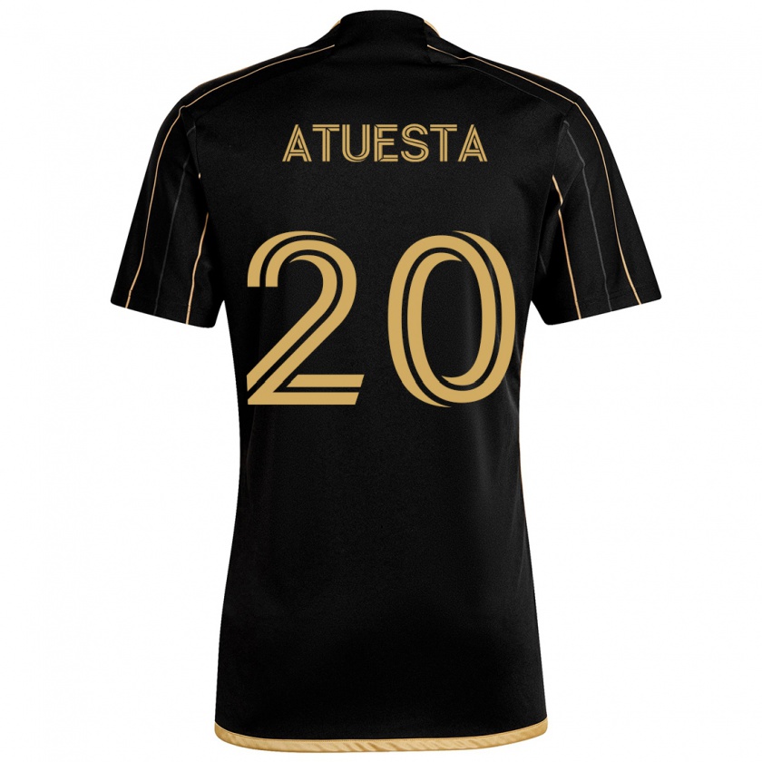 Kandiny Kinder Eduard Atuesta #20 Schwarzes Gold Heimtrikot Trikot 2024/25 T-Shirt