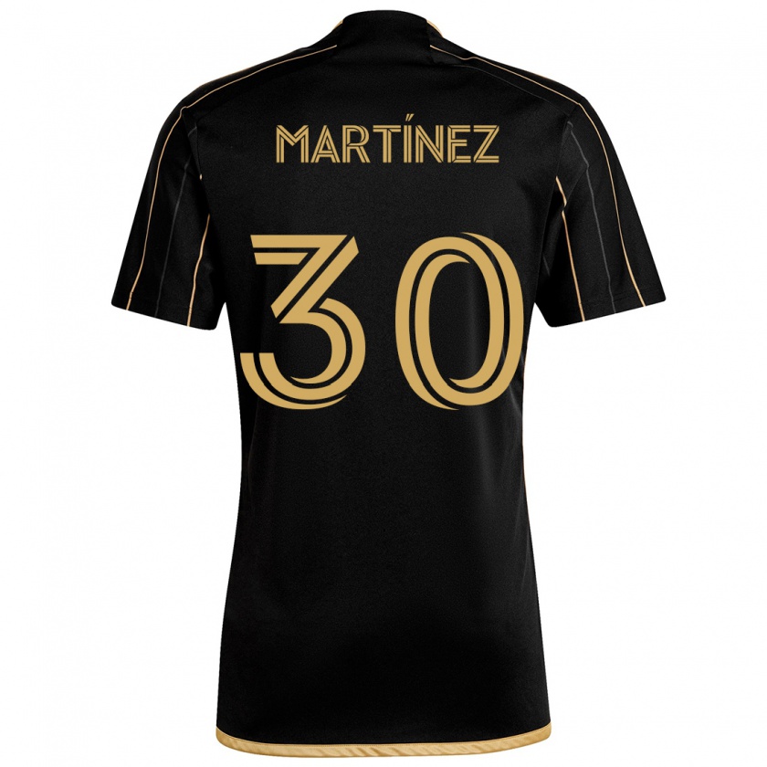 Kandiny Kinder David Martínez #30 Schwarzes Gold Heimtrikot Trikot 2024/25 T-Shirt