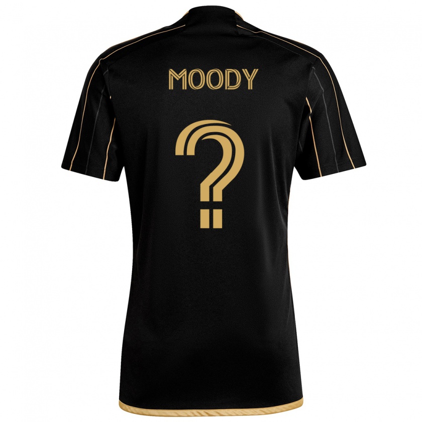 Kandiny Kinder Noah Moody #0 Schwarzes Gold Heimtrikot Trikot 2024/25 T-Shirt