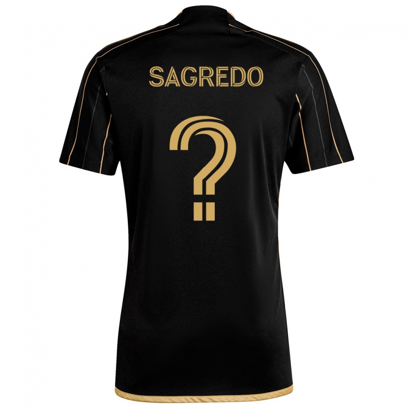 Kandiny Kinder Giancarlo Sagredo #0 Schwarzes Gold Heimtrikot Trikot 2024/25 T-Shirt