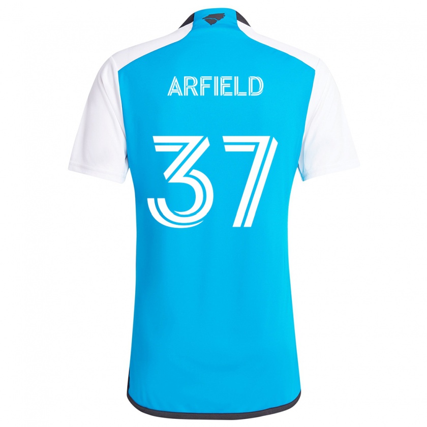 Kandiny Kinder Scott Arfield #37 Blau Weiss Heimtrikot Trikot 2024/25 T-Shirt