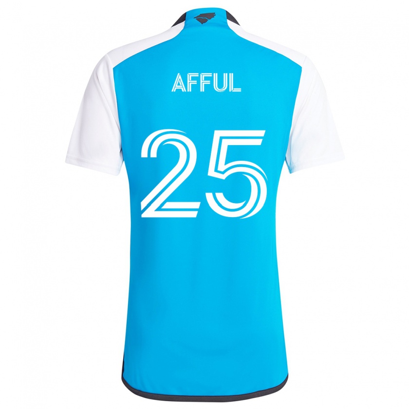 Kandiny Kinder Harrison Afful #25 Blau Weiss Heimtrikot Trikot 2024/25 T-Shirt