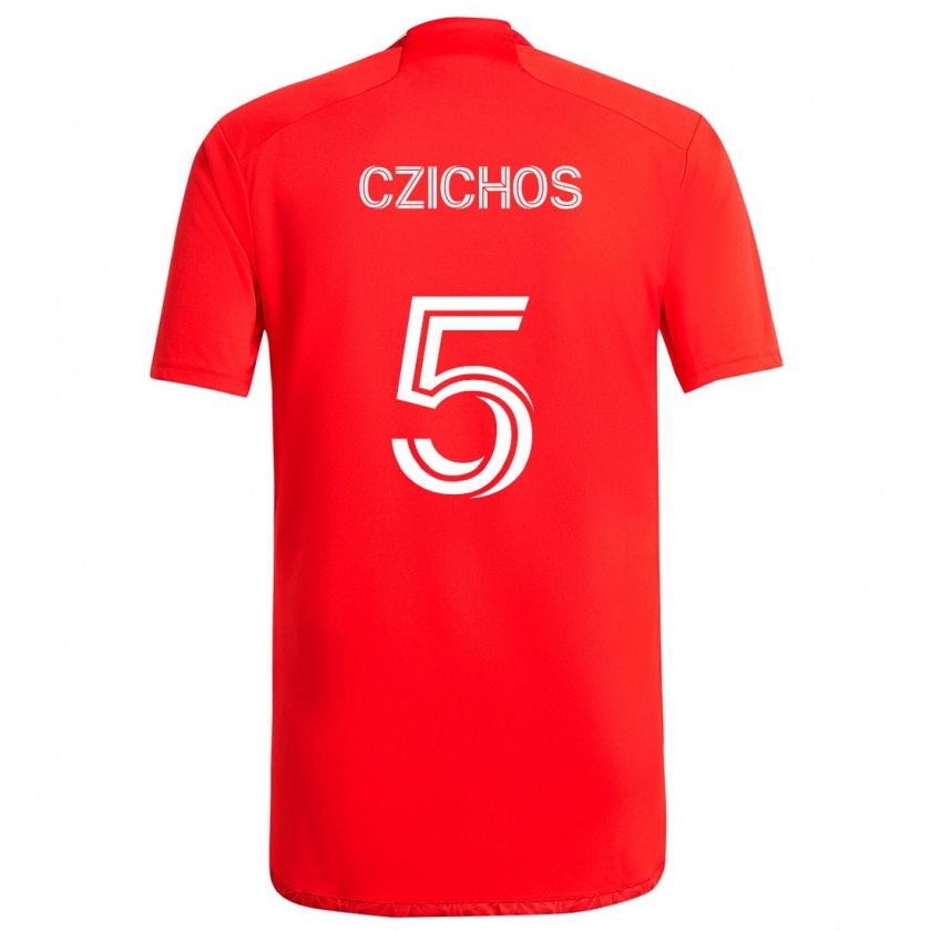 Kandiny Kinder Rafael Czichos #5 Rot-Weiss Heimtrikot Trikot 2024/25 T-Shirt