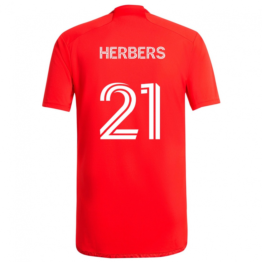 Kandiny Kinder Fabian Herbers #21 Rot-Weiss Heimtrikot Trikot 2024/25 T-Shirt