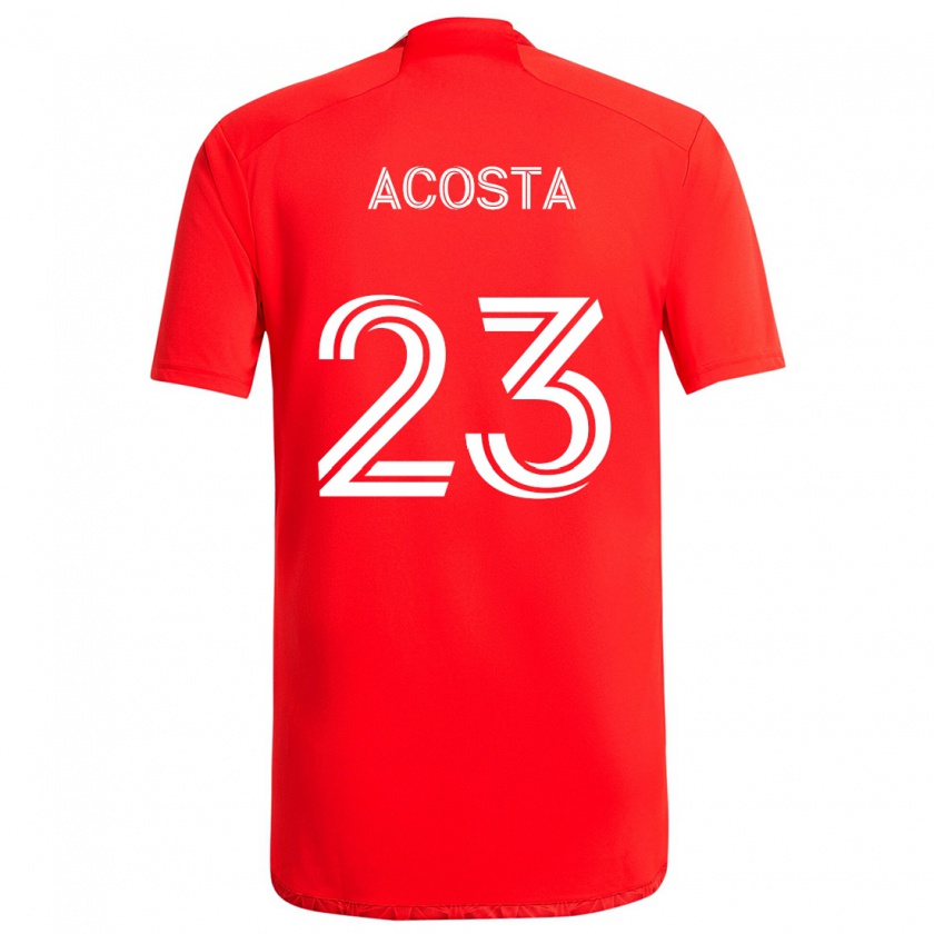 Kandiny Kinder Kellyn Acosta #23 Rot-Weiss Heimtrikot Trikot 2024/25 T-Shirt