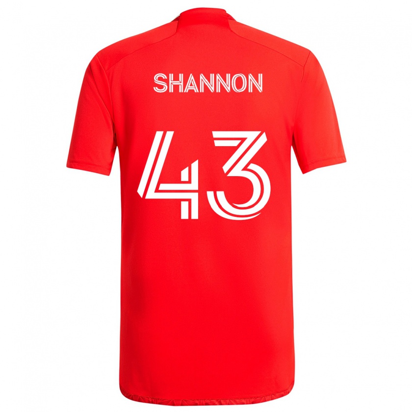 Kandiny Kinder Jaylen Shannon #43 Rot-Weiss Heimtrikot Trikot 2024/25 T-Shirt