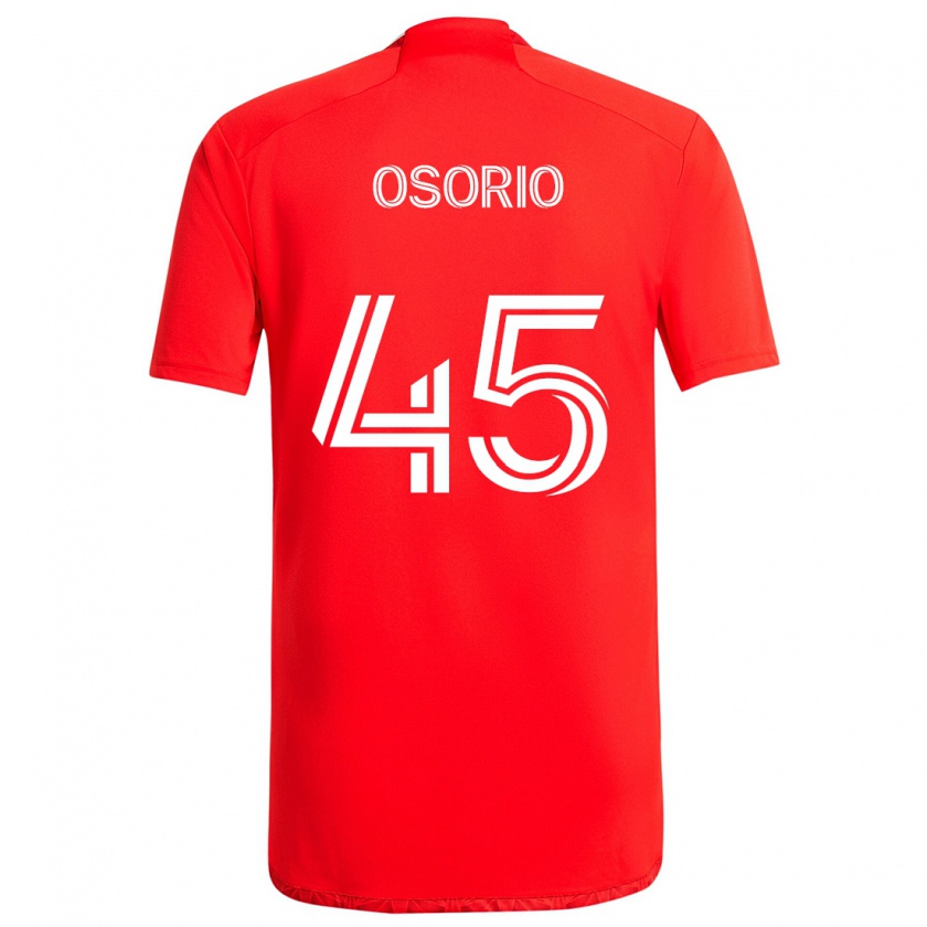 Kandiny Kinder Harold Osorio #45 Rot-Weiss Heimtrikot Trikot 2024/25 T-Shirt