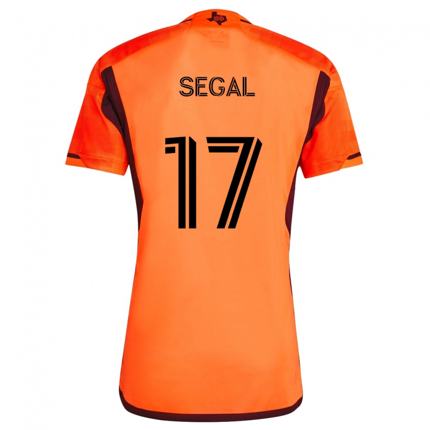 Kandiny Kinder Gabriel Segal #17 Orange Schwarz Heimtrikot Trikot 2024/25 T-Shirt