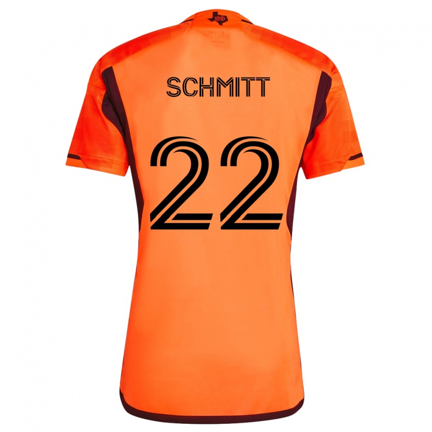 Kandiny Kinder Tate Schmitt #22 Orange Schwarz Heimtrikot Trikot 2024/25 T-Shirt