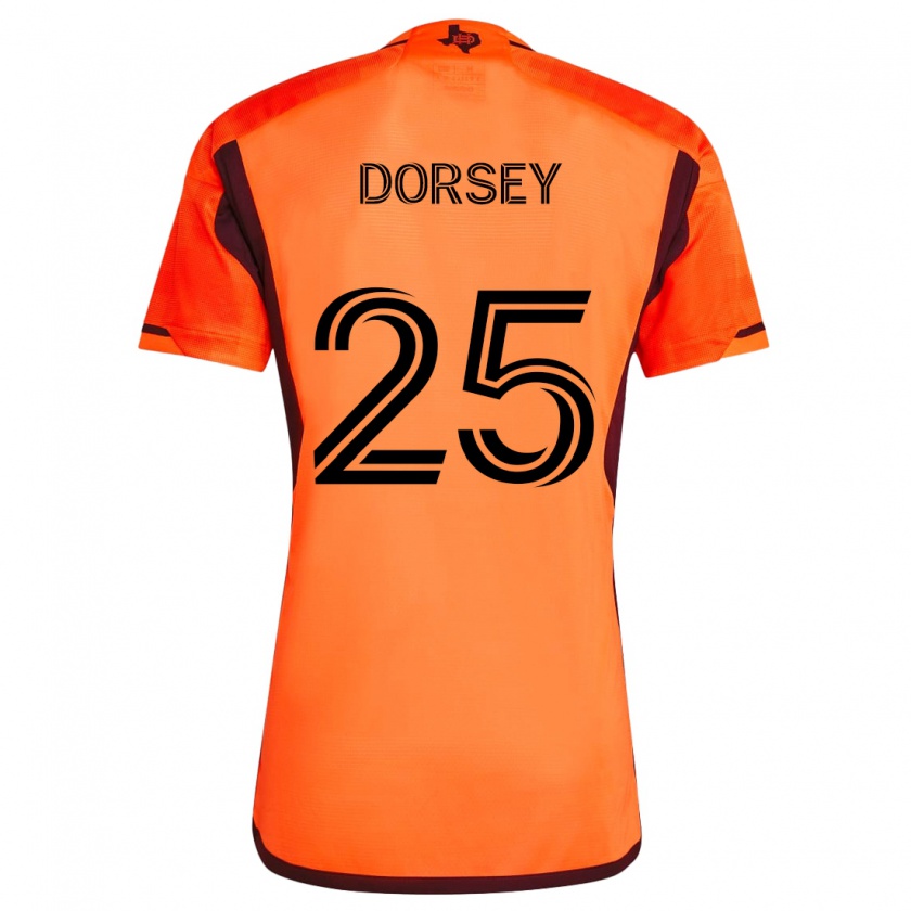 Kandiny Kinder Griffin Dorsey #25 Orange Schwarz Heimtrikot Trikot 2024/25 T-Shirt