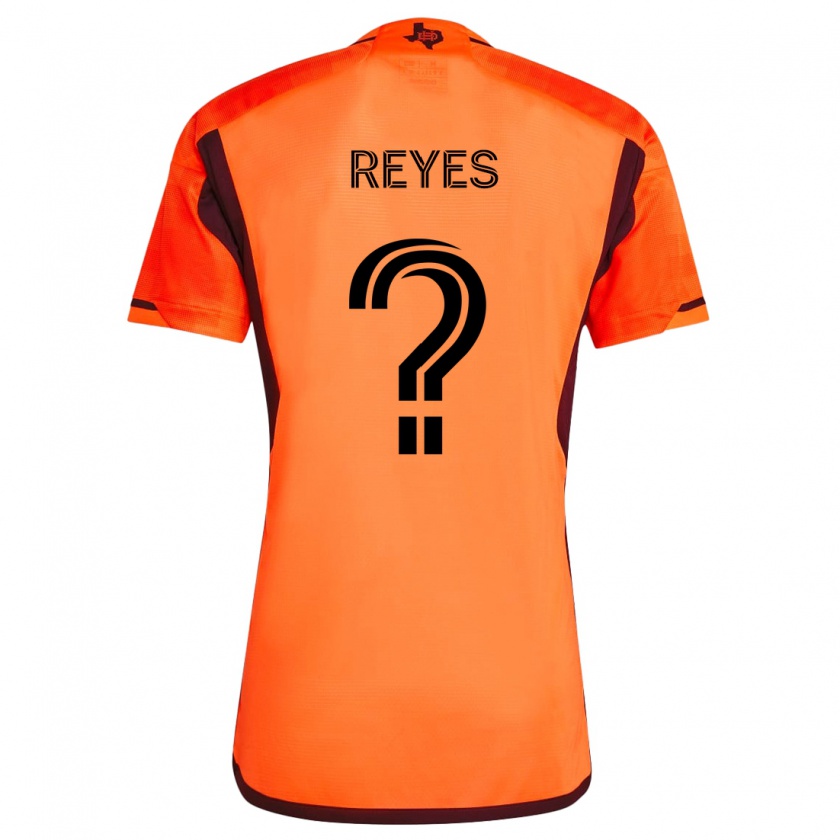 Kandiny Kinder Dylan Reyes #0 Orange Schwarz Heimtrikot Trikot 2024/25 T-Shirt